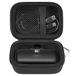 Hard Case for iWalk/for JEJILL/for Charmast/for LanLuk/for VEGER/for Swyop/for Feob/for Taegila/for Kuulaa Charging Battery Pack, Small Portable Charger Power Bank Storage Holder – Bag Only (Black)