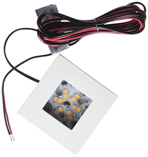 Image of WAC Lighting HR-LED87S-WT LED Square Button Lights 3000K ,White
