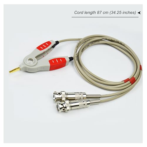 Image of ZIBOO LCR-03 LCR Meter Test Leads BNC Male Plug 4-Wire Kelvin Compatible with Keithley /Tektronix /HP /Agilent /Anritsu /Ericsson LCR Meter Benchtop Tester,Capacitance Meter,Benchtop Inductance Meter