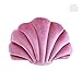 VKTY Housse de coussin en velours confortable et solide en forme de coquillage avec coussin pour décoration de maison, canapé, lit, salon, etc