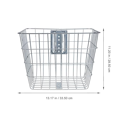 Panier pour vélo de grosse capacité métallique solide et stable pour le transport - 2