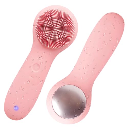 Spazzola Pulizia Viso Elettrico, Spazzola Viso Pulizia Profonda, Impermeabile IPX7, Ricaricabile, 5 Modalità,...