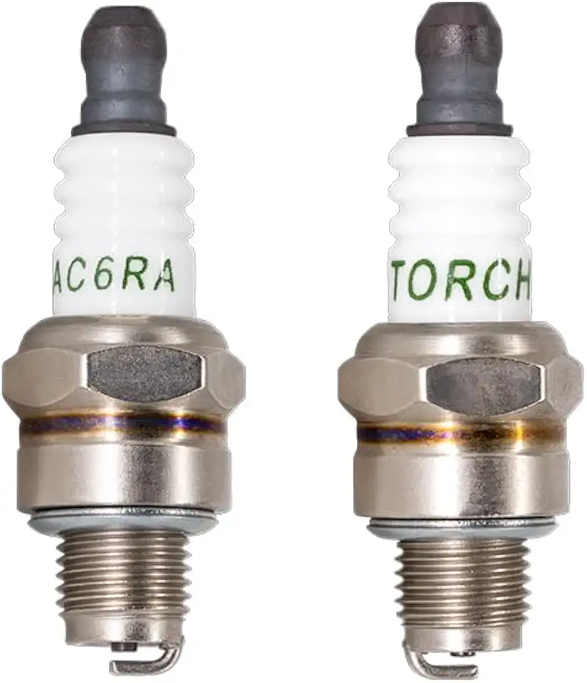 PK2 TORCH Vela de ignição AC6RA substitui para vela de ignição NGK CMR6A/1223, para Champion 978/RY4C RY4CT10, para vela de ignição Autolite 4194, para Brisk 3158 SR15C, OEM