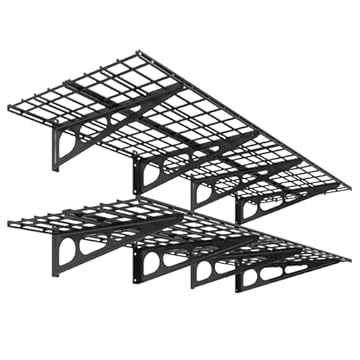 wooden garage shelving ideas