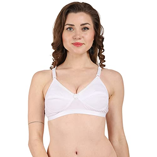 Image of Women's Cotton Non Padded Non-Wired Full Coverage Bra | Bra Combo Pack of 2 | IC Cotton Cup Bra