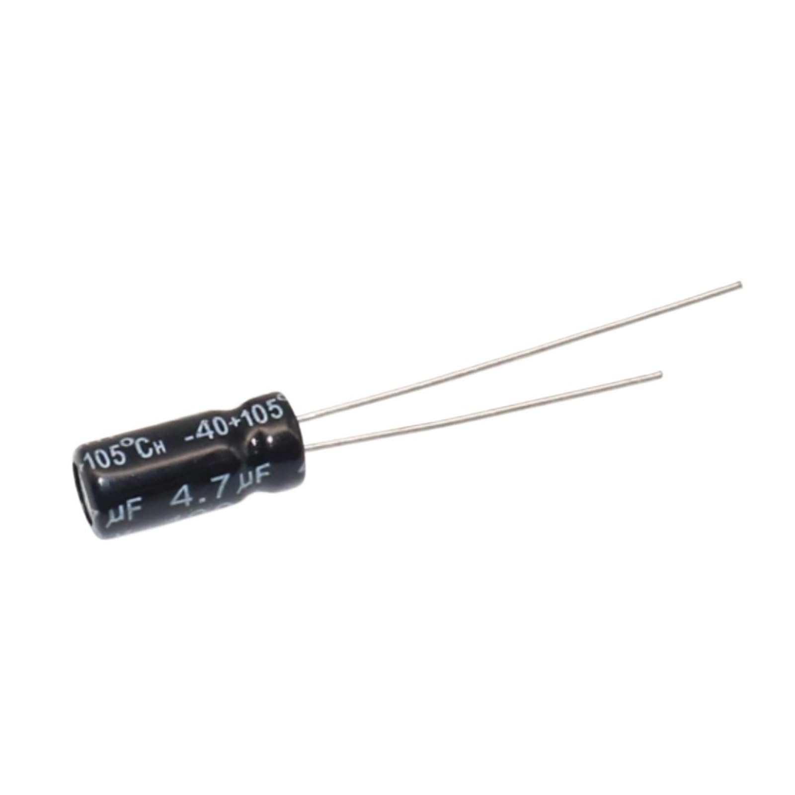 Condensateur 4,7 uF 100V 5x11mm pour réparation de circuit imprimé
