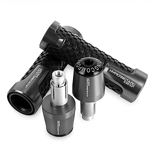 Embouts de guidon moto 22mm anti-vibration pour Ducati Hypermotard 939 SP 2017