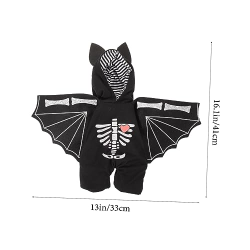 Disfraz para perro estilo murciélago Halloween miniatura 2