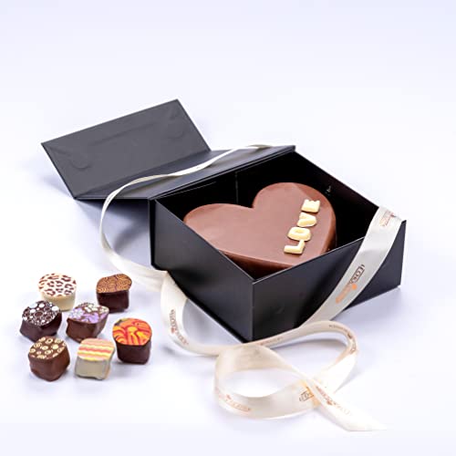 Le Chocolatier Gourmet Chocolate Heart & Truffle Smash Box - Small - Perfect For Chocolate Lovers, Birthdays, Gifts, And Holidays (Milk Chocolate) #TOP1