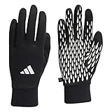 adidas Unisex Gloves Tiro C Gloves, Black/White, HS9750, L