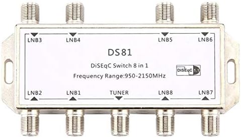 GST-8101 8 in 1 Satellite Signal DiSEqC Switch LNB Receiver Multiswitch Wholesale