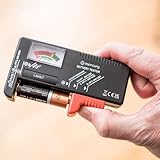 Mercury Universal Analogue Battery Tester for AA, AAA, C, D, 9V PP3 & Coin Button Cells - Image 2