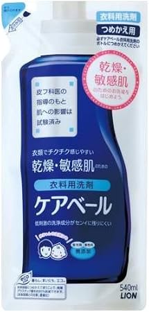 Amazon ケアベール衣料用洗剤 詰替用 540ml ケアベール 液体洗剤