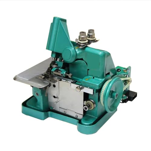 Maquina de Coser, Máquina Overlock for uso doméstico, pequeña, de cuatro hilos, for dobladillo de tres hilos, máquina de coser Overlock antigua, máquina Overlock, Coser fácil
