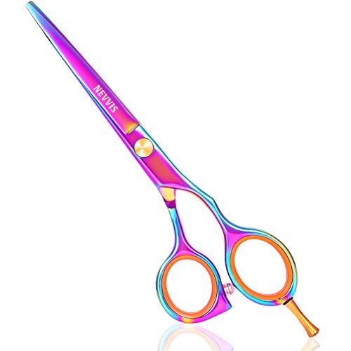 Hair Cutting Scissors for Hair salon 5.5 Inch Professional Barber Haircut Scissors for Hairstylist,Hairdressing Shears for Long Hair and Household Stainless Steel Scissors for Men,Women,Kids