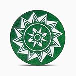 Splay Carrom Striker Tournament & Board Game Striker | Smooth Surface & Excellent Re-Bounce | Standard Size of 40mm diameter and 7mm Height, Acrylic 15 grams weight Carry Box Case - (Green Color)