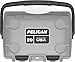 Pelican 20QT Elite Cooler (Dark Grey/Green) | 15 Can or 4 Wine Bottle Capacity with Ice | 2 Day Ice Retention | Guaranteed for Life