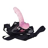 Slim Couples Adjustable Waist Belt Women Underwear Straps for Women Men Couples Role Play, Comfortable Flexible GSHDB6TS (Pink)