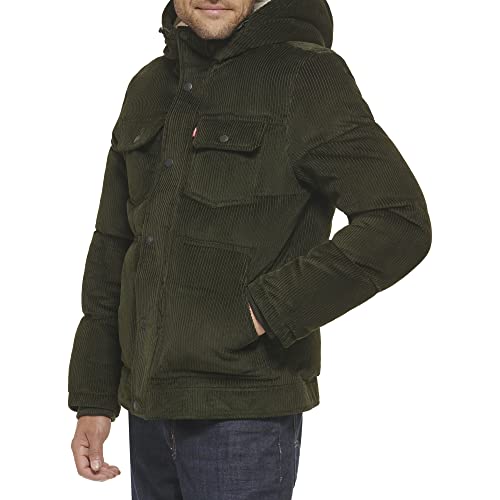 Image of Levi's Men's Performance Hooded Puffer Trucker Jacket (Regular & Big & Tall Sizes)
