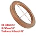 AUTUT 2 Pcs 6.5in Universal Wooden MDF Speaker Spacer Ring