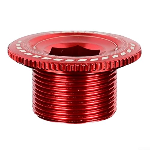 Tornillos de fijación de bielas de aleación de aluminio, varios colores disponibles para mejorar el estilo de tu bicicleta (rojo)