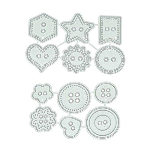 Button Shape Metal Die Cuts,Cutting Dies For Card Making Clearance,Embossing Dies For Scrapbooking, Diy Album Paper Cards Art Craft Decoration #TOP6