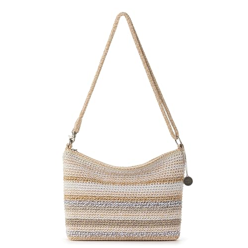 Image of The Sak Lumi Convertible Crossbody Purse - Women's Handbag for Everyday & Travel, 3-in-1 Small Crossbody in Crochet & Leather