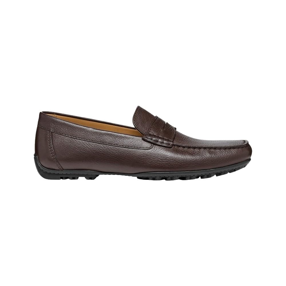 Geox Boys U Kosmopolis +Grip W Moccasin, Dark Brown, 6.5 UK