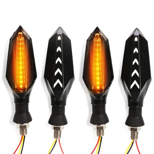 Luces intermitentes 10mm moto compatibles con Yamaha FZ1 FZ6 FZ8 FZ07 FZ09 V-Max