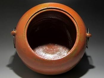 Amazon.co.jp: 楽九代 了入 赤陶釜 裏千家 淡々斎花押 : ホーム