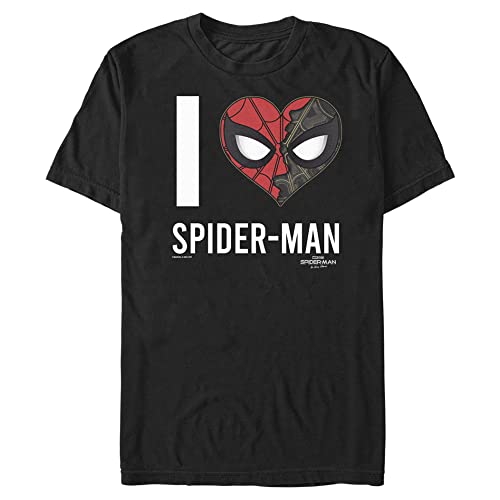 Spiderman T-Shirt Homme Cœur Marvel Idéal pour le Quotidien