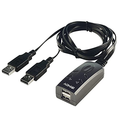 Molto conveniente KM Switch USB, 2 Porte, nero