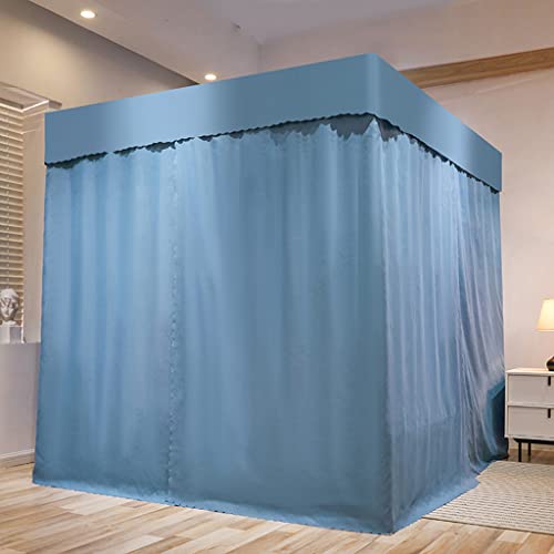 Dosel de princesa azul para cama, el regalo ideal de decoración 3