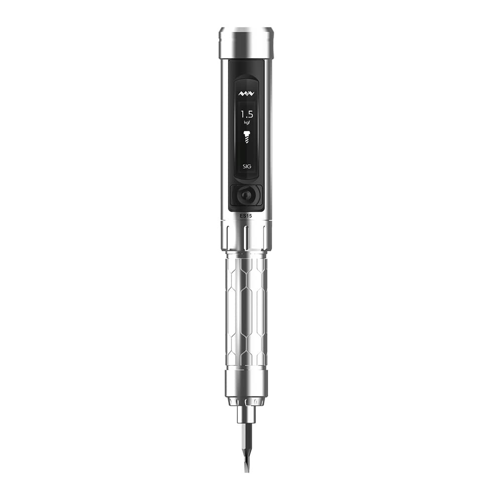 Irfora ES15 Intelligent Motion Control Electric Screwdriver Handheld Portable Screwdriver High Precisions Cordless Screwdriver with OLED Display LED