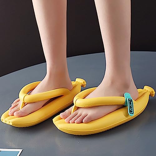Banana Slippers Banana Sandals Slides Slippers Non-slip Shower Shoes EVA Unisex Flip4