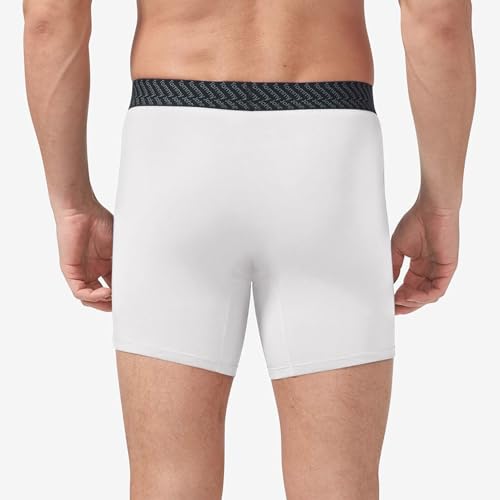 Tommy John Men’s Mid-Length Boxer Brief 6” Underwear - Cotton Basics Boxers with Supportive Contour Pouch3