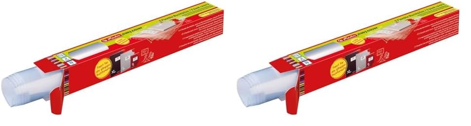 Herlitz 50014743 Buchhülle easy cover, 5 Stück in Rolle (Packung mit 2)