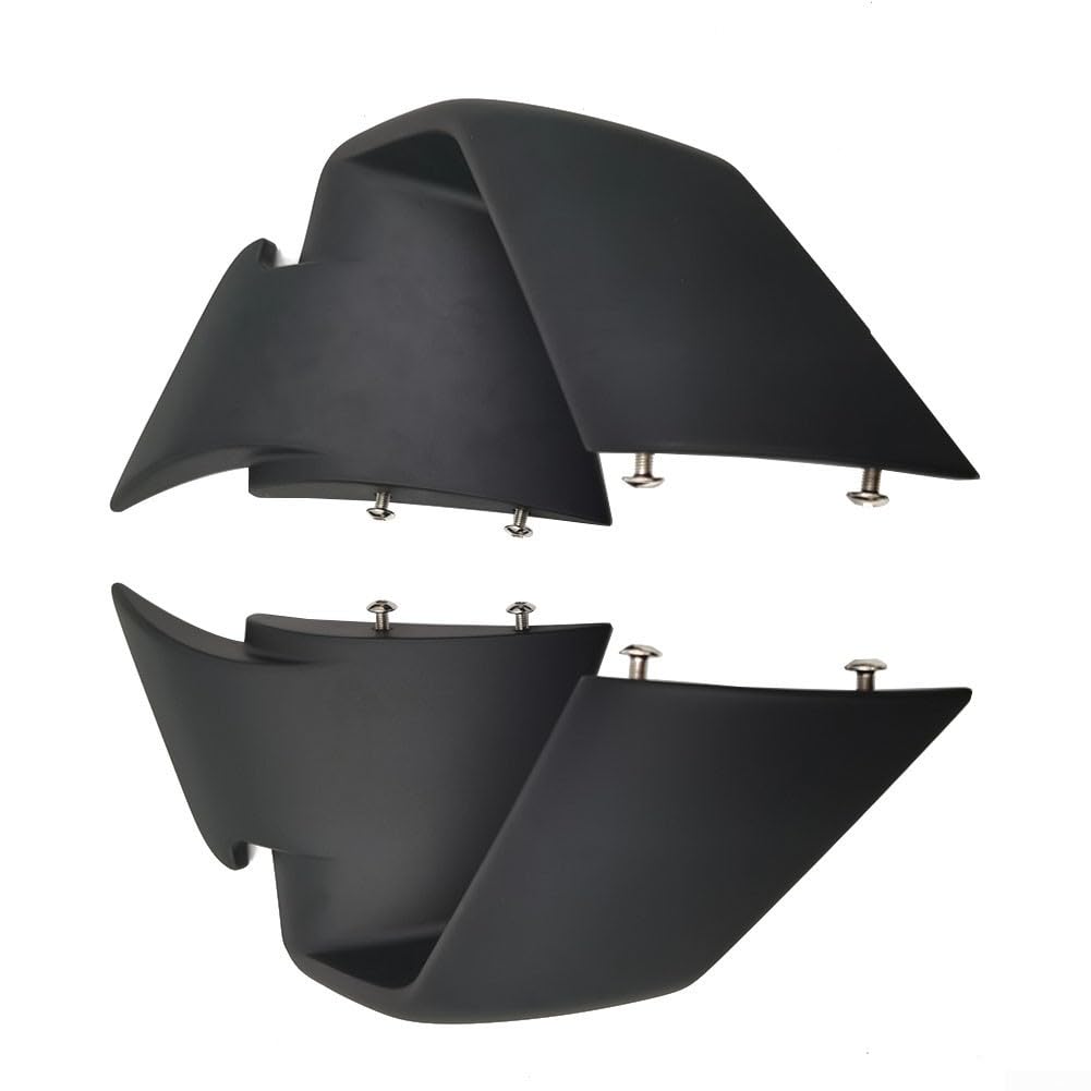 ABS Splitter Mattschwarz mit 35,9 lbs Downforce