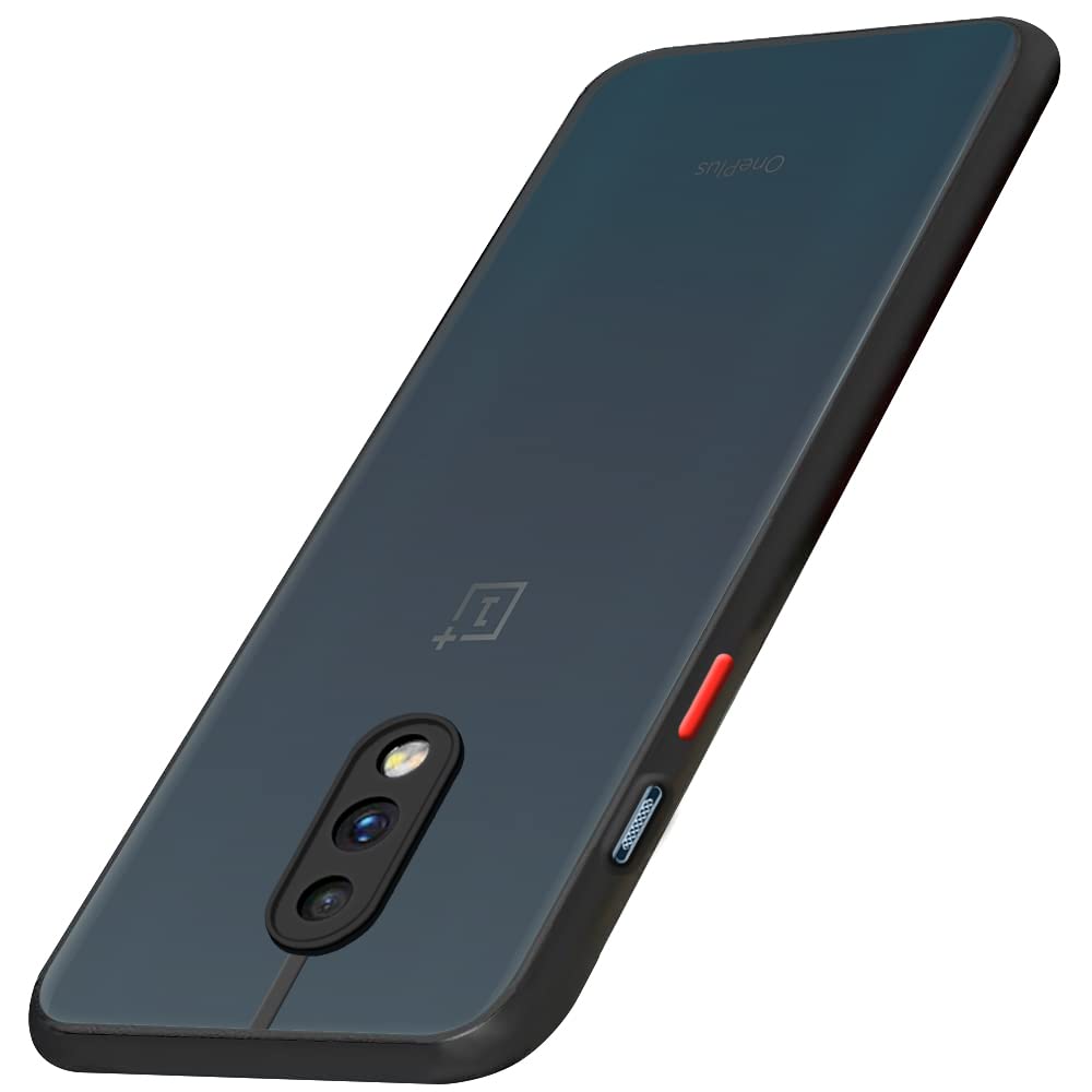 TheGiftKart Translucent Hybrid Back Case Cover for OnePlus 7 | Smoked Matte Back | 360 Degree Protection | Protective Hard Back Case Cover for OnePlus 7 (PC & TPU | Black Bumper) (B0BN4CH7TN) Amazon Price History, Amazon Price Tracker