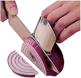 Stainless Steel Finger Hand Protector Guard Chop Safe Slice Knife Cutting Shield Kitchen Tool