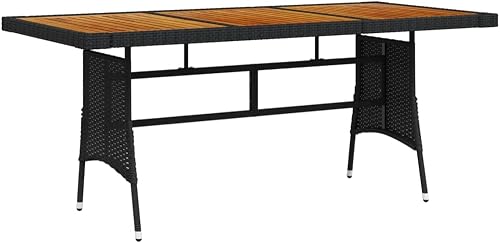 vidaXL Acacia Table de Jardin Table de Salle à Manger de Patio M 