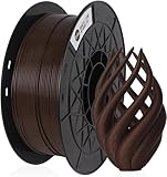 CCTREE 3D Printer PLA Filament 1.75MM Accuracy +/- 0.03 mm 1kg Spool (2.2lbs) for Creality CR-10S, Brown