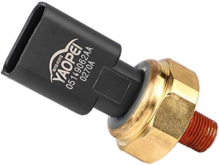 Engine Oil Pressure Sensor Sender Switch 5149064AA 5149062AB Compatible with Dodge Ram 1500 2500 3500 Chrysler 200 Jeep Grand Cherokee for Volkswagen Replace# 5080472AA PS418 PS401 PS317 1S6755