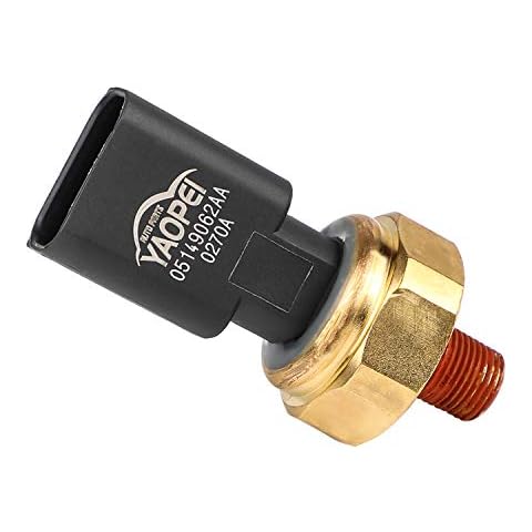 Engine Oil Pressure Sensor Sender Switch for Dodge Ram 1500 2500 3500 Challenger Durango Viper Journey Charger Magnum Avenger, Chrysler 200 300 Aspen Pacifica, Jeep Grand Cherokee Wrangler 05149062AA Cover