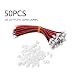 Produktbild S-TROUBLEBEHEBUNG 50 Sets Mini Micro JST 2.0 PH 2-poliger Stecker mit Kabel 120MM 26AWG
