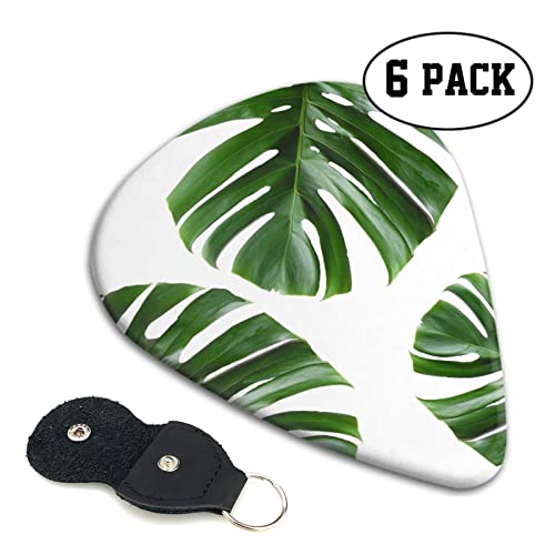 Lot de 6 médiators pour guitare acoustique et électrique Motif feuilles vertes - Les Beatles, Paul McCartney, John Lennon, RIngo Starr, George Harrison Lot de 6 médiators pour guitare acoustique et électrique Motif feuilles vertes – Image 3