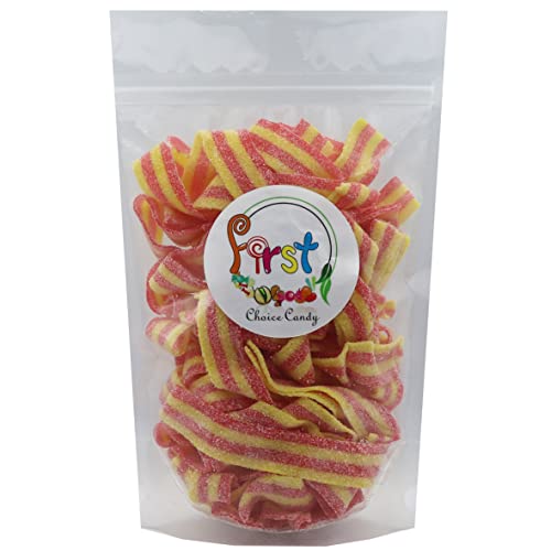 All Color Sour Gummy Belts (Strawberry Banana, 1 Lb) #TOP2