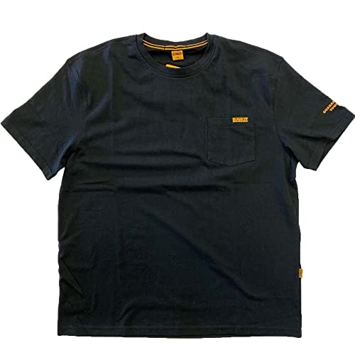 DEWALT Men's Pocket T-Shirt (Black, X-Large)