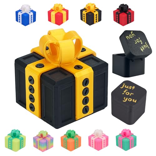 Annoying Gift Box with Screws,Pop-Up Finger Prank Puzzle Gag Novelty Box