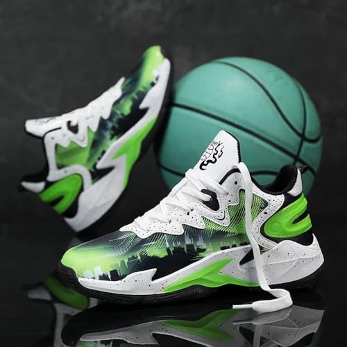Botas entrenamiento deportivo de caña alta: zapatillas de baloncesto cómodas 3
